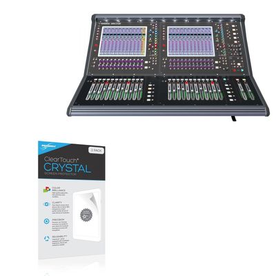 BoxWave Screen Protector Compatible with DiGiCo SD12 96 - ClearTouch Crystal (2-Pack), HD Film Skin - Shields from Scratches