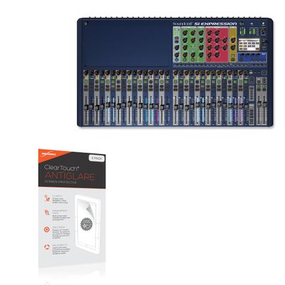 BoxWave Screen Protector Compatible with Soundcraft Si Expression 3 - ClearTouch Anti-Glare (2-Pack), Anti-Fingerprint Matte Film Skin
