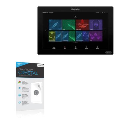 BoxWave Screen Protector Compatible with Raymarine T70428 - ClearTouch Crystal (2-Pack), HD Film Skin - Shields from Scratches