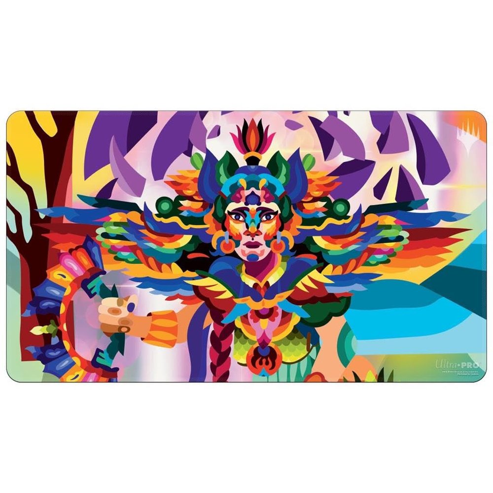 Ultra PRO - MTG The Lost Caverns of Ixalan Huatli, Poet of Unity Playmat for Magic: The Gathering Use as Oversize Mouse Pad, Desk Mat, Gaming Playmat, TCG Card Game Playmat, Protect Cards