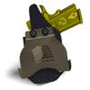 HolsterBuilder OWB Paddle, Durable & Lightweight Kydex Holster Attachment, USA Made Concealed Carry Holster Paddle for Men & Women view 4