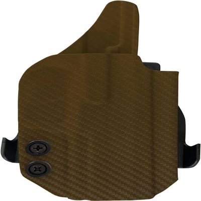 HolsterBuilder OWB Paddle, Durable & Lightweight Kydex Holster Attachment, USA Made Concealed Carry Holster Paddle for Men & Women