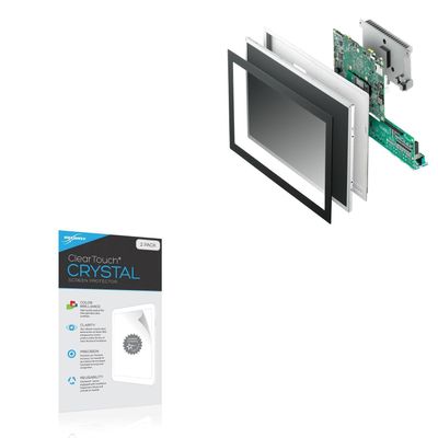 BoxWave Screen Protector Compatible with Adlink STC2-10WP - ClearTouch Crystal (2-Pack), HD Film Skin - Shields from Scratches