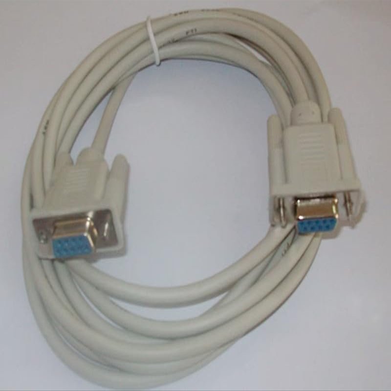 AC30R2-9SS for A850,A960,A970,A985 Touch Panel Programming Uploading and Downloading Cable for PC RS232 Port Data Cable Programming Cable Light Gray 10m