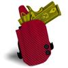 HolsterBuilder OWB Paddle, Durable & Lightweight Kydex Holster Attachment, USA Made Concealed Carry Holster Paddle for Men & Women view 4
