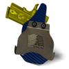 HolsterBuilder OWB Paddle, Durable & Lightweight Holster Attachment, USA Made Concealed Carry Holster Paddle for Men & Women view 4