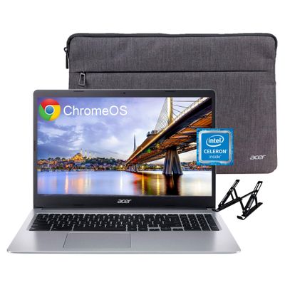 acer 2023 Newest Chromebook 315 Laptop, 15.6" HD Display, Intel Celeron N4020, 4GB RAM, 64GB eMMC, Intel UHD Graphics 600, Wi-Fi, Bluetooth, Chrome OS, Notebook Only
