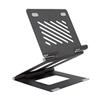 WAOCEO Tablet Holder Tablet Stand, Portable Foldable Tablet Stand, Desk Adjustable Tablet Holder for Tablets up to 12.9" and Laptop up to 19" Tablet Stand (Color : Black) view 1