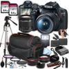 Canon EOS Rebel T7 DSLR Camera with 18-55mm Lens Bundle, 2X 64GB Memory Cards, Case, Tripod, Filter Kit, Remote Shutter, Wide Angle, and Telephoto Auxiliary Lenses - Photography Kit (Renewed) view 1