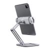 Tablet Holder Aluminum Tablet Stand, Desktop Phone Tablet Holder Stand, Flodable Adjustable Desktop Mount Base for Most 5-13inch Tablet Phone Tablet Stand (Color : White) view 1