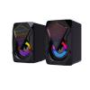 FEECOZ USB Computer Audio Portable Home Office Gaming Esports Desktop RGB Speaker Glitz Wired high Volume view 2