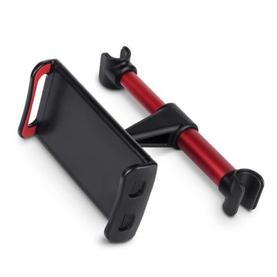 WAOCEO Tablet Holder Universal Car Tablet Holder, Car Headrest Tablet Mount Holder for Car Back Seat, Durable Headrest Tablet Holder Compatible with 4-11" Phones Tablets Tablet Stand (Color : Red)