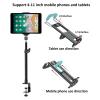 WAOCEO Tablet Holder Universal Tablet Holder, Desktop Lazy Tablet Mount Stand with Flexible 360  Clip, Height Adjustable Tablet Bracket for 4-11" Tablet and Phone Tablet Stand view 4