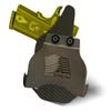 HolsterBuilder OWB Paddle, Durable & Lightweight Holster Attachment, USA Made Concealed Carry Holster Paddle for Men & Women view 2