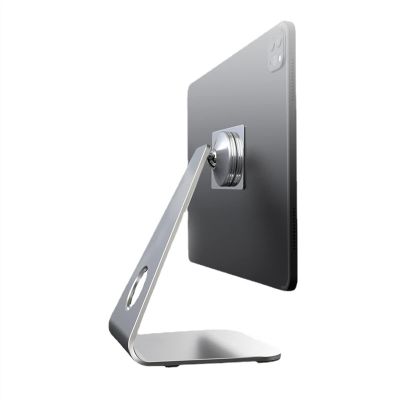 WAOCEO Tablet Holder Tablet Stand Holder, Universal Desktop Magnetic Tablet Stand, Multi-Angle Adjustable Aluminum Tablet Holder for Tablets and Phones Within 12.9 Inch Tablet Stand