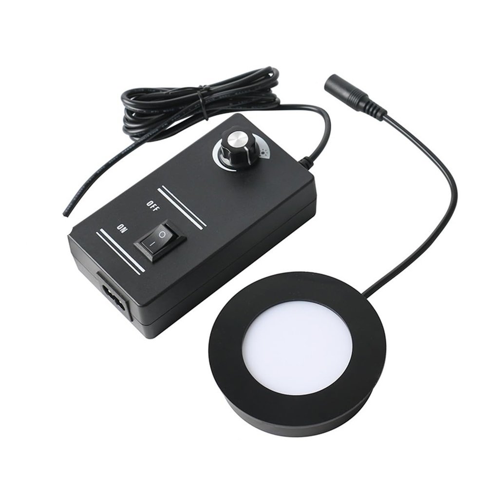 Microscope Accessories Kit Microscope Supplementary Source Lamp LED Light Lighting 110V-220V 9W for Binocular Stereo Digital Microscope Camera Microscope Slides (Color : 75mm)
