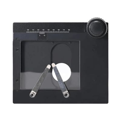 Microscope Accessories Kit XY Fine-Tuned Rotary Rotable Stage High Precision Micrometer Activity Table for Stereo Microscope Microscope Slides (Color : Rectangular Stage)