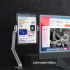WAOCEO Tablet Holder Foldable Phone Tablet Mount Holder,Heavy Duty Aluminum Tablet Holder, Multi-Angle and Height Adjustment Tablet Bracket for 4''-13'' Phone Tablet Tablet Stand (Color : Gris) view 4