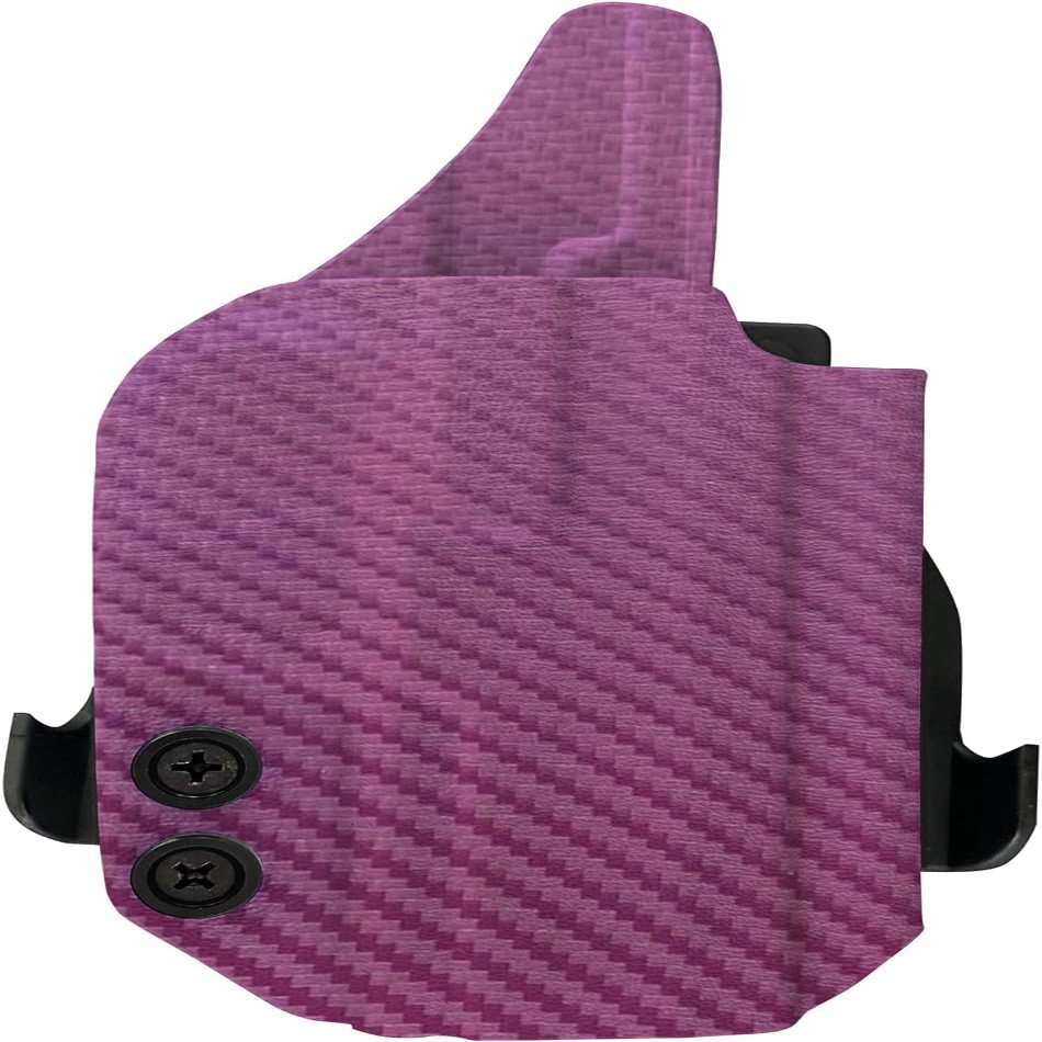 HolsterBuilder OWB Paddle, Durable & Lightweight Kydex Holster Attachment, USA Made Concealed Carry Holster Paddle for Men & Women