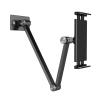 WAOCEO Tablet Holder Wall Mount Tablet Stand, Multi Angle Adjustable Three Shaft Tablet Stand, Aluminum Long Arm Cell Phone Holder for 4-12.9inches Phone and Tablet Tablet Stand (Color : Black) view 1