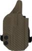 HolsterBuilder OWB Paddle, Durable & Lightweight Kydex Holster Attachment, USA Made Concealed Carry Holster Paddle for Men & Women view 1