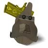 HolsterBuilder OWB Paddle, Durable & Lightweight Kydex Holster Attachment, USA Made Concealed Carry Holster Paddle for Men & Women view 2