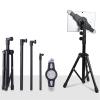 WAOCEO Tablet Holder Floor Standing Tablet Stand, Height Adjustable Tablet Tripod Stand, Universal Foldable Tablet Stand Mount for Most Smartphones and Tablets Tablet Stand (Color : 7 to 15 inch) view 1