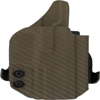HolsterBuilder OWB Paddle, Durable & Lightweight Holster Attachment, USA Made Concealed Carry Holster Paddle for Men & Women
