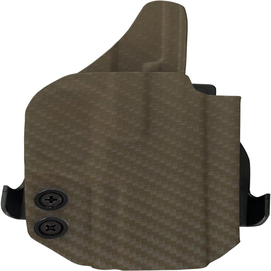 HolsterBuilder OWB Paddle, Durable & Lightweight Holster Attachment, USA Made Concealed Carry Holster Paddle for Men & Women