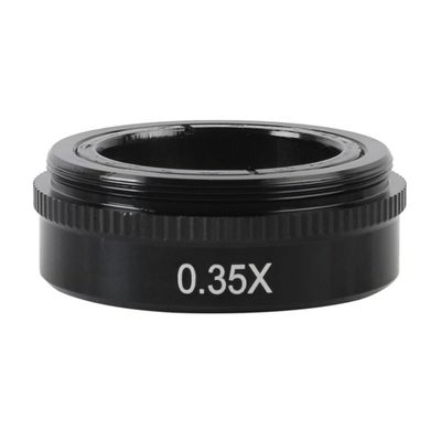 Microscope Accessories Kit 0.5X/0.35X/2X/1X Auxiliary 42mm for 10A 300X 180X 120X C-Mount Lens Microscope Camera Microscope Slides (Size : 0.35X 0.5X 2X)
