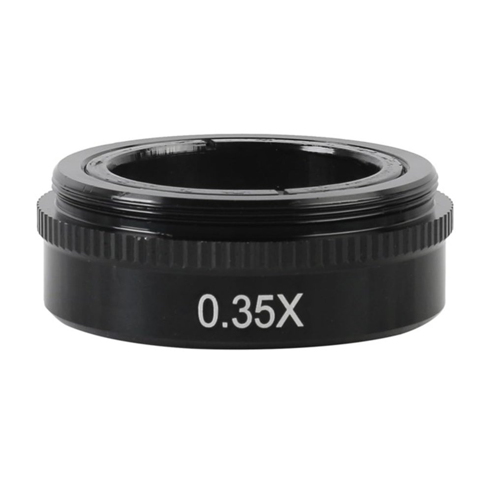 Microscope Accessories Kit 0.5X/0.35X/2X/1X Auxiliary 42mm for 10A 300X 180X 120X C-Mount Lens Microscope Camera Microscope Slides (Size : 0.35X 0.5X 2X)