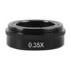 Microscope Accessories Kit 0.5X/0.35X/2X/1X Auxiliary 42mm for 10A 300X 180X 120X C-Mount Lens Microscope Camera Microscope Slides (Size : 0.35X 0.5X 2X) view 1