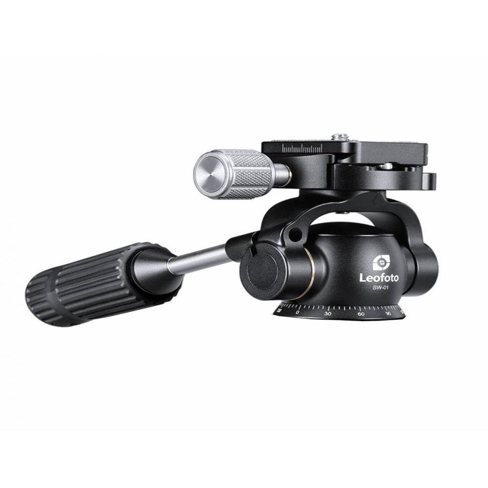Leofoto SW-01 Pan and Tilt Head, Tripod Head for Spotting Scope, 3/8 Screw Hole, Arca Compatible