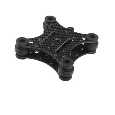 Carbon Fiber Anti-Vibration Plate & Rubber Balls PTZ for G-o-p-ro Action Cams for D-Phantom 1 2 FPV Drone Quadcopter Gimbal Mount Spare Parts
