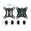 Carbon Fiber Anti-Vibration Plate & Rubber Balls PTZ for G-o-p-ro Action Cams for D-Phantom 1 2 FPV Drone Quadcopter Gimbal Mount Spare Parts view 4