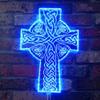 ADVPRO CROSS KNOT Tattoo RGB Dynamic Glam LED Sign - Cut-to-Edge Shape - Smart 3D Decoration - Multicolor Signage st06s66-fnd-i0013-c view 1