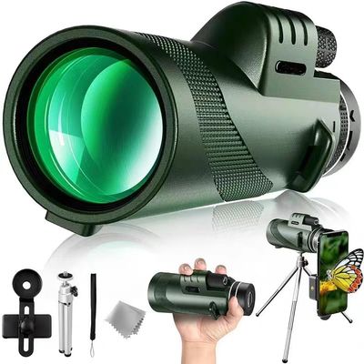 ZGYDNM 40x60 monocular Telescope Mobile Phone Camera Day Vision and Low Night Vision high Power monocular, Adult monocular, high Power monocular, Smartphone Telescope