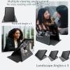 360 Degree Rotating Case for Samsung Galaxy Tab A8 10.5 Inch 2022 SM-X200/X205/X207, Multi-Angle Viewing Stand PU Leather Case with Auto Wake/Sleep, Horse with US Flag view 4