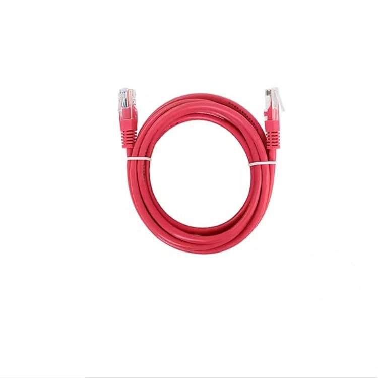 Super Category 5 Cable cat5 Computer broadband Network Connection Cable Pure Copper Patch Cable Oxygen-Free Copper core Twisted Pair Cable red : 20 Meters