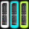 3 Pack Case for LG TV Remotes, Remote Cover for LG Smart TV Remote Control AKB75095307 AKB75375604 AKB74915305 Original, Replacement Silicone Skin Sleeve Glow in The Dark Green Blue White view 1