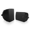 Sound Town Pair of 8" Weather-Resistant Surface-Mount Speaker, Indoor/Outdoor, 70V/100V/8ohm, for Home & Commercial Installation, Black (TARVOS-8B-PAIR) view 1