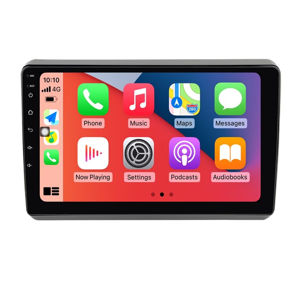 MekedeTech Android Car Radio Stereo GPS Navigation for Dodge Dart 2012-2016 Head Unit,1208 * 720 Resolution 9 inch Touch Screen Upgrade with 4G LTE Wireless CarPlay/Android Auto,8 core 4+32G