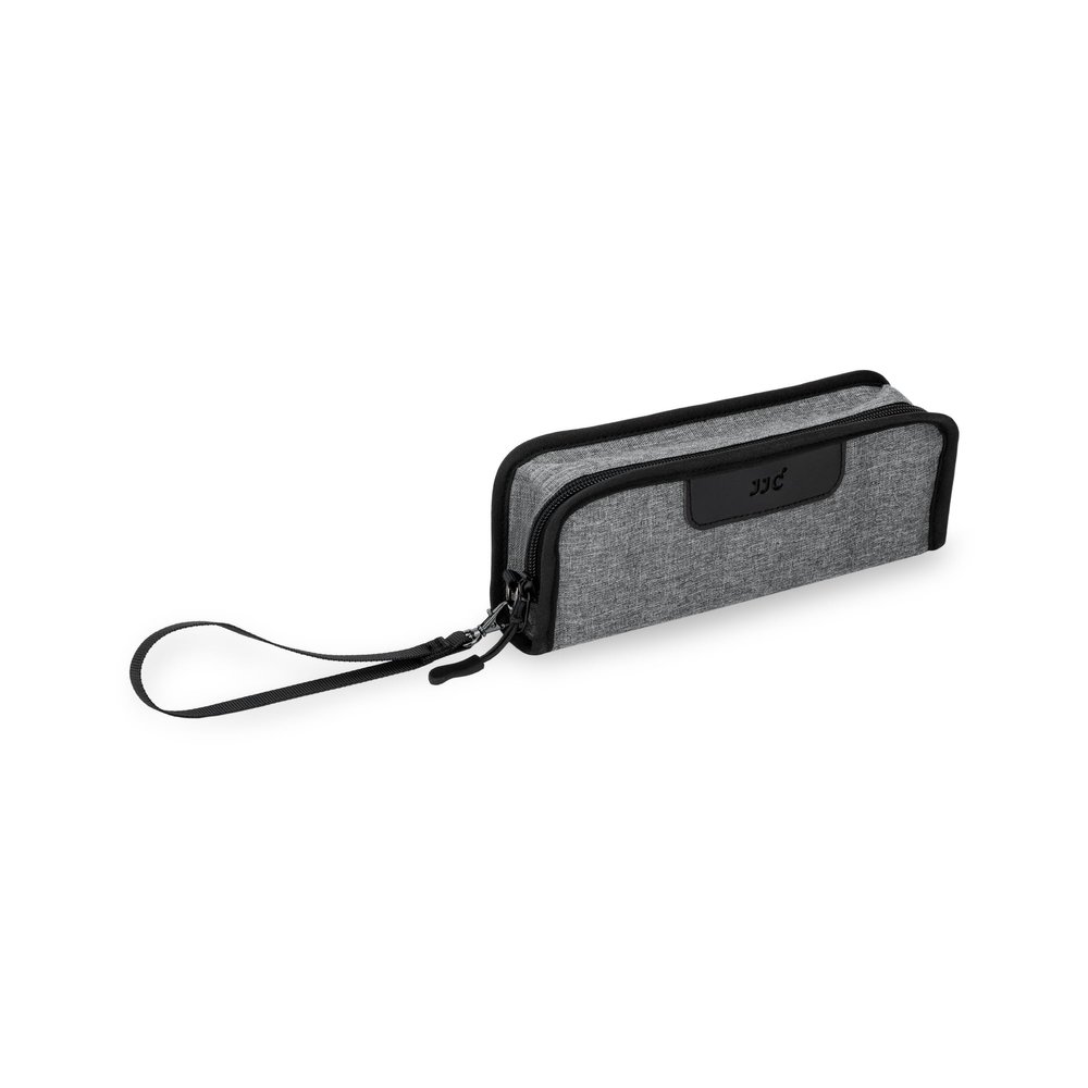 JJC Film Pouch Case for 135 35mm Film, Polyester Carrying Pouch for 5 Rolls of 35mm Film with Elastic Slot Interior and Belt Loop Design, Free Wrist Strap for Easy to Carry (Film Not Included)