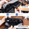 JJC Film Pouch Case for 135 35mm Film, Polyester Carrying Pouch for 5 Rolls of 35mm Film with Elastic Slot Interior and Belt Loop Design, Free Wrist Strap for Easy to Carry (Film Not Included) view 4