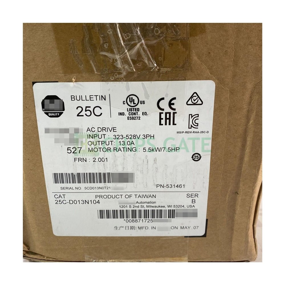 25C-D013N104 New in Box 5.5KW 7.5KW AC Drive for Shipping