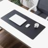 Icegrey Desk Pad Protector Double-Sided Mouse Pad Waterproof Non-Slip Desk Top Writing Mat for Office Work Home Dcor Beige 100x50cm view 2