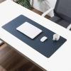 Icegrey Desk Pad Protector Double-Sided Mouse Pad Waterproof Non-Slip Desk Top Writing Mat for Office Work Home Dcor Beige 100x50cm view 3