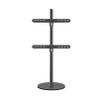 QICBYING Floor TV Stand, TV Mount with Mount Swivel and Height Adjustable, Cold Rolled Steel Material, for 37-75 Inch TVs, Holds Up to 45kg, Max VESA 600x600mm view 1