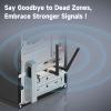 Bingfu Dual Band WiFi Antenna 2.4GHz 5GHz 5.8GHz 3dBi MIMO RP-SMA Male + 2 x 7.87 inch Cable + Slot Bracket for WiFi Router Wireless Mini PCI Express PCIE Network Card Adapter view 4
