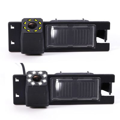 8 LEDs Night Vision HD Rear View Camera Replacement for Opel Vectra C/Astra H/Corsa D/Zafira B/Tigra Meriva A/Insignia/Vauxhall Signum/Buick Excelle GT XT/Regal/Chevrolet Malibu HAMA2/Fiat Grande